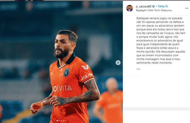 Son dakika spor haberi: Başakşehir'de Junior Caiçara kadro dışı bırakıldı! - 1