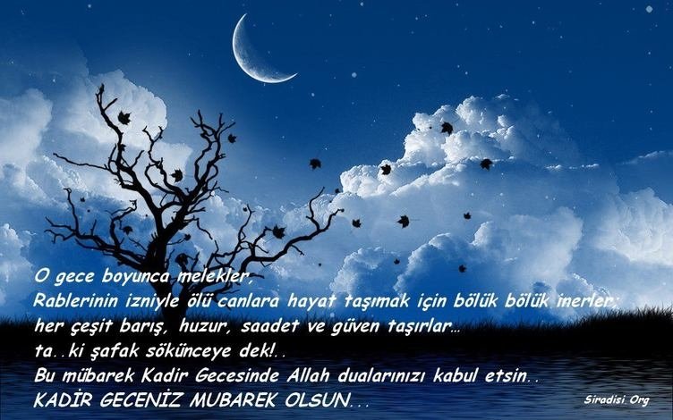 2017 yılı resimli Kadir Gecesi mesajları