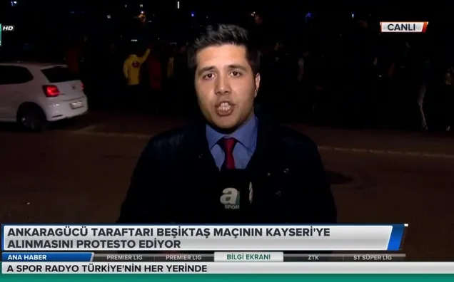 Ankaragücü taraftarından protesto