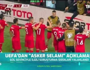 UEFA'dan 'asker selamı' açıklaması