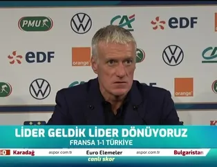 Deschamps: Türkiye'nin kalecisi çok iyiydi