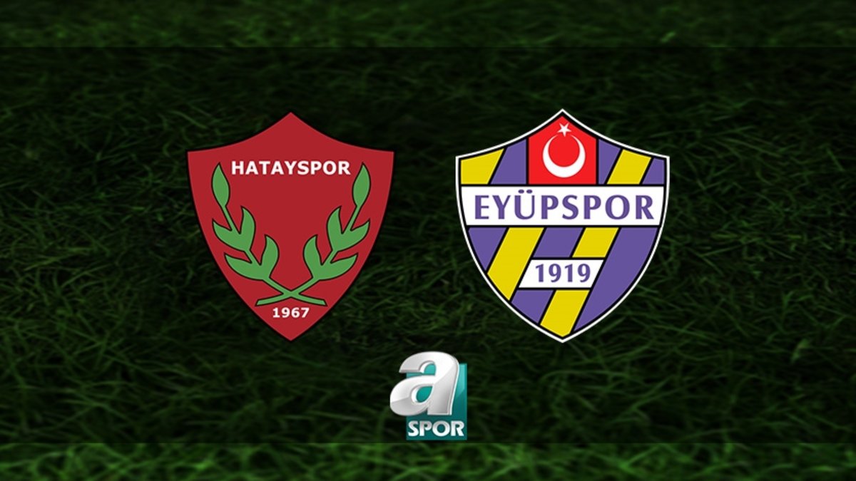 Atakaş Hatayspor-İkas Eyüpspor maçı HANGİ KANALDA? Hatayspor-Eyüpspor maçı ne zaman, saat kaçta? Atakaş Hatayspor-İkas Eyüpspor maçı HANGİ KANALDA? Hatayspor-Eyüpspor maçı ne zaman, saat kaçta?