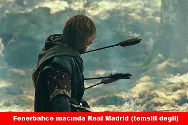 Real Madrid-Fenerbahçe caps’leri
