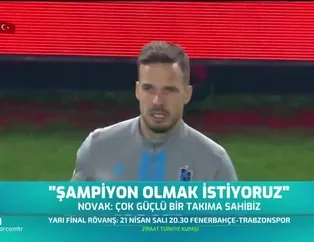 Filip Novak: Şampiyon olmak istiyoruz