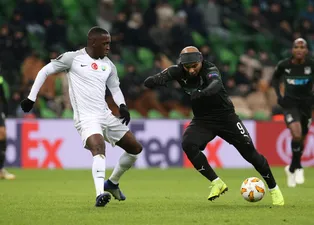 Krasnodar - Akhisarspor maçından kareler...