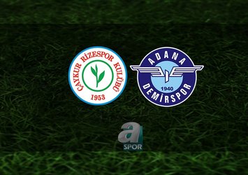 Rizespor - A. Demirspor | CANLI