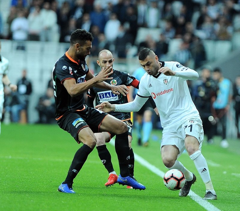 Beşiktaş - Alanyaspor maçından kareler