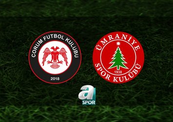 Ahlatcı Çorum FK - Central Hospital Ümraniyespor maçı saat kaçta?