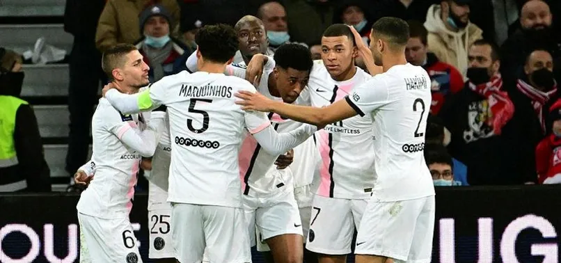 Lille 1-5 PSG (MAÇ SONUCU-ÖZET)