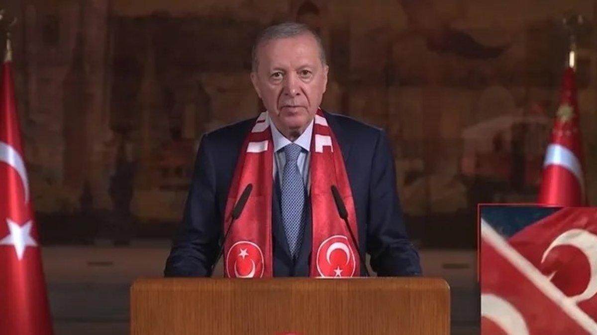 Başkan Recep Tayyip Erdoğan: Vurduğunuz gol olsun!