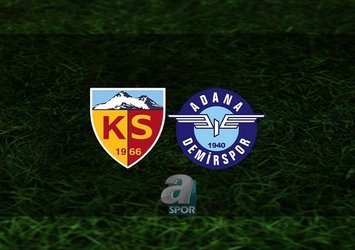 Kayserispor -  A. Demirspor | CANLI