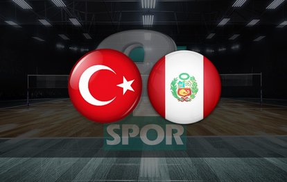 Türkiye Peru voleybol maçı ne zaman, saat kaçta? Hangi kanalda CANLI yayınlanacak?