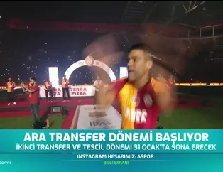 Ara transfer dönemi başlıyor