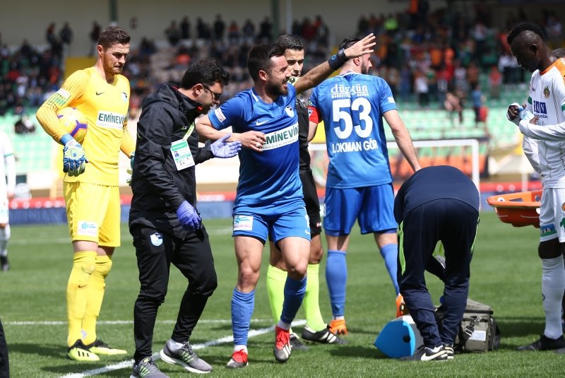 Alanyaspor - Erzurumspor maçından kareler