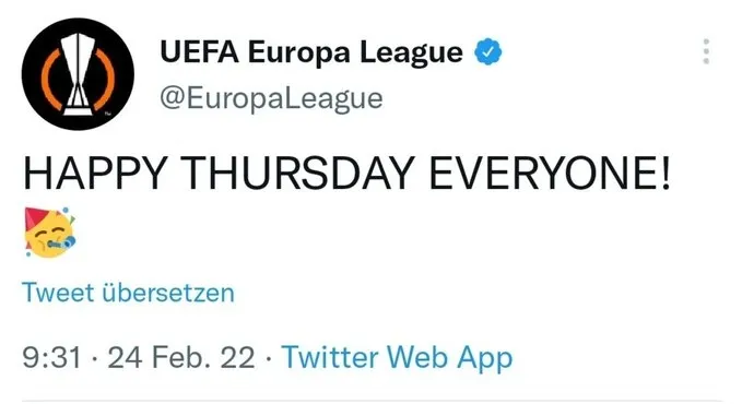 UEFA Avrupa Ligi'nden tepki çeken paylaşım! - 1