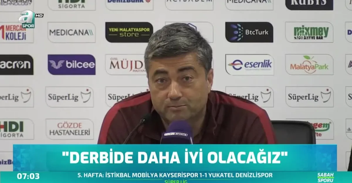 Levent Şahin: Derbide daha iyi olacağız