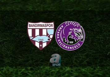 Bandırmaspor - Keçiörengücü maçı CANLI İZLE!