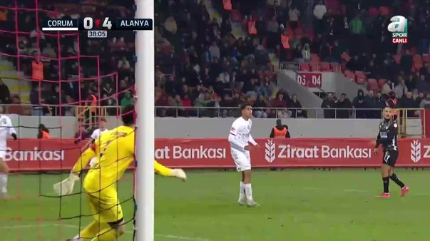 Arca Çorum FK 0-5 Corendon Alanyaspor (MAÇ SONUCU-ÖZET)