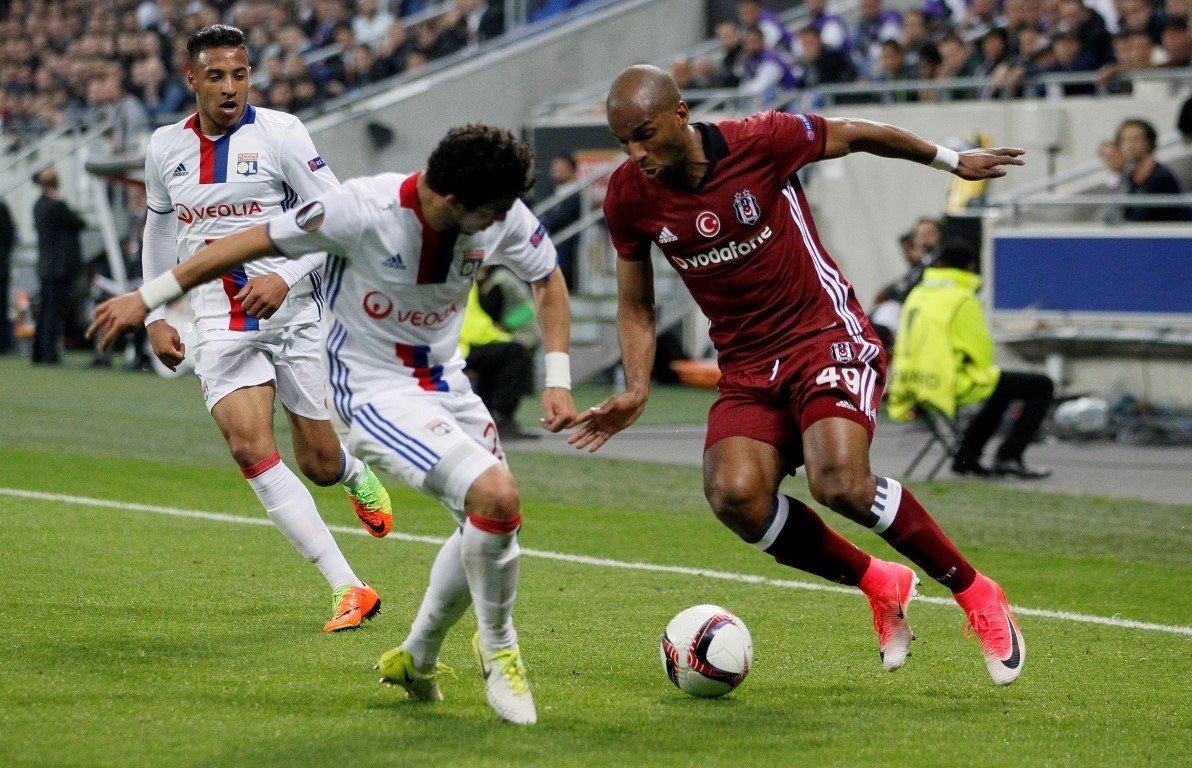 Olympique Lyon - Beşiktaş maçından kareler