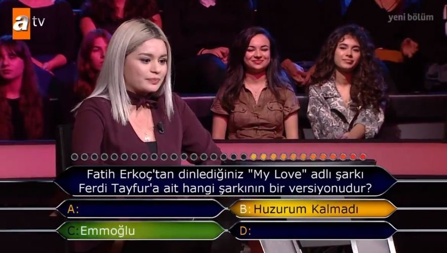 Kim Milyoner Olmak İster 788. son bölüm soru ve cevapları 26 Kasım 2018