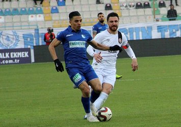 Erzurumspor'a zirve yarışında ağır darbe