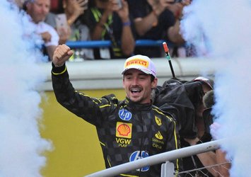İtalya Grand Prix'sinde zafer Leclerc'in