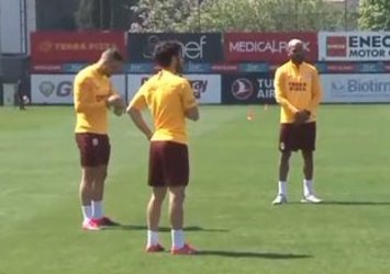G.Saray antrenmanlara başladı! İşte ilk görüntüler...
