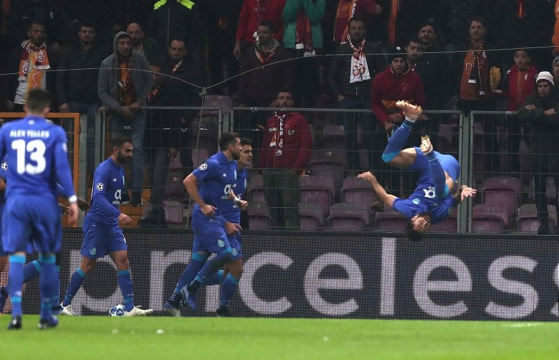 Galatasaray - Porto maçından kareler