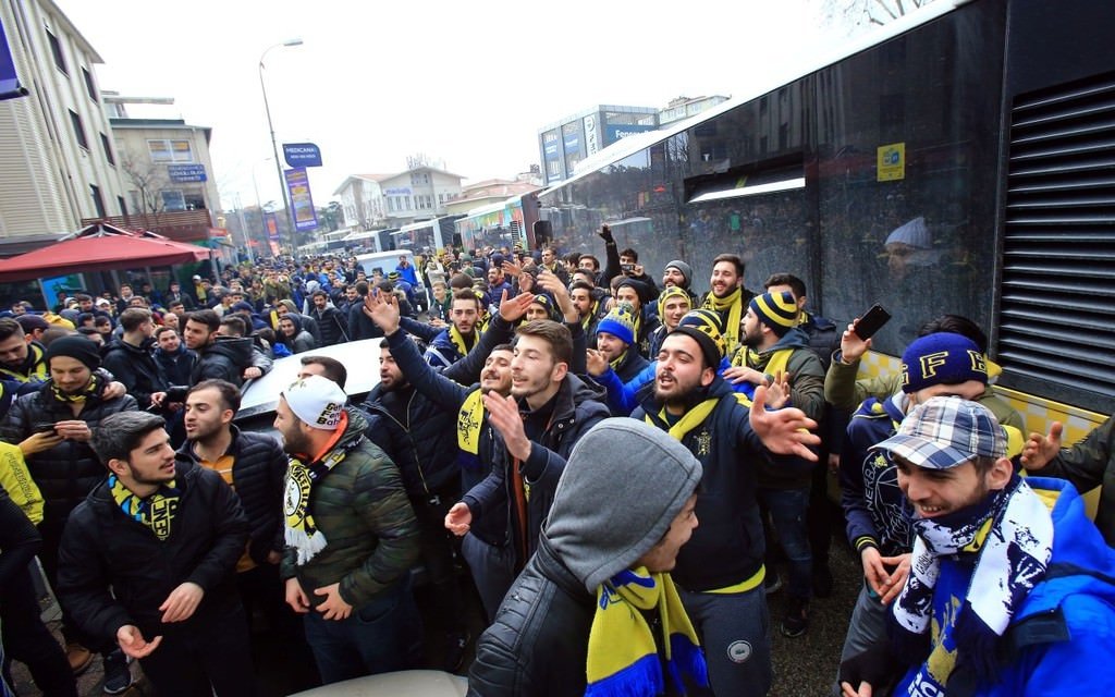 Fenerbahçe taraftarı Vodafone Arena’da