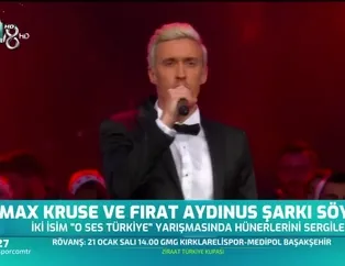 Max Kruse ve Fırat Aydınus şarkı söyledi