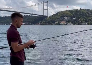 Dusan Tadic'in boğazda balık keyfi!