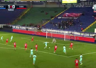 GOL | Çaykur Rizespor 2-0 Vanspor FK