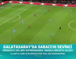 Galatasaray'da Saracchi sevinci