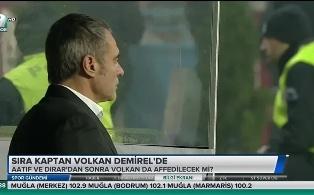 Sıra kaptan Volkan Demirel'de