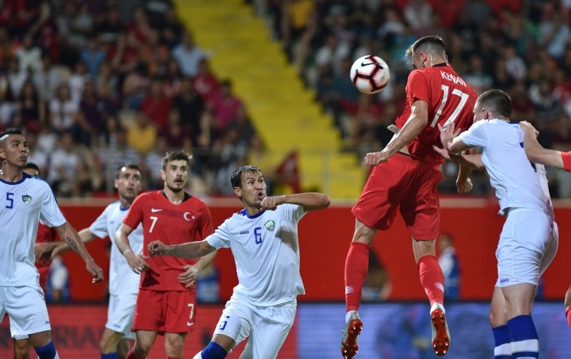 Türkiye - Özbekistan maçından kareler...