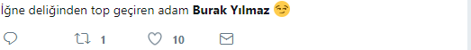 Burak Yılmaz mıktanıs gibi...