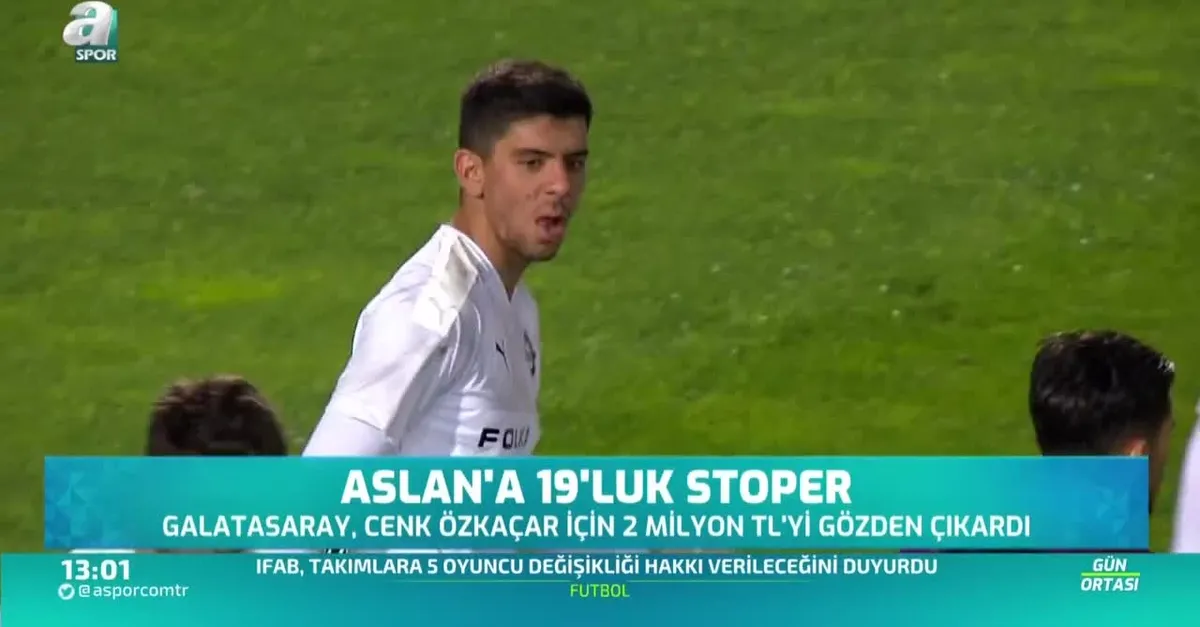 Galatasaray'a 19'luk stoper: Cenk Özkaçar