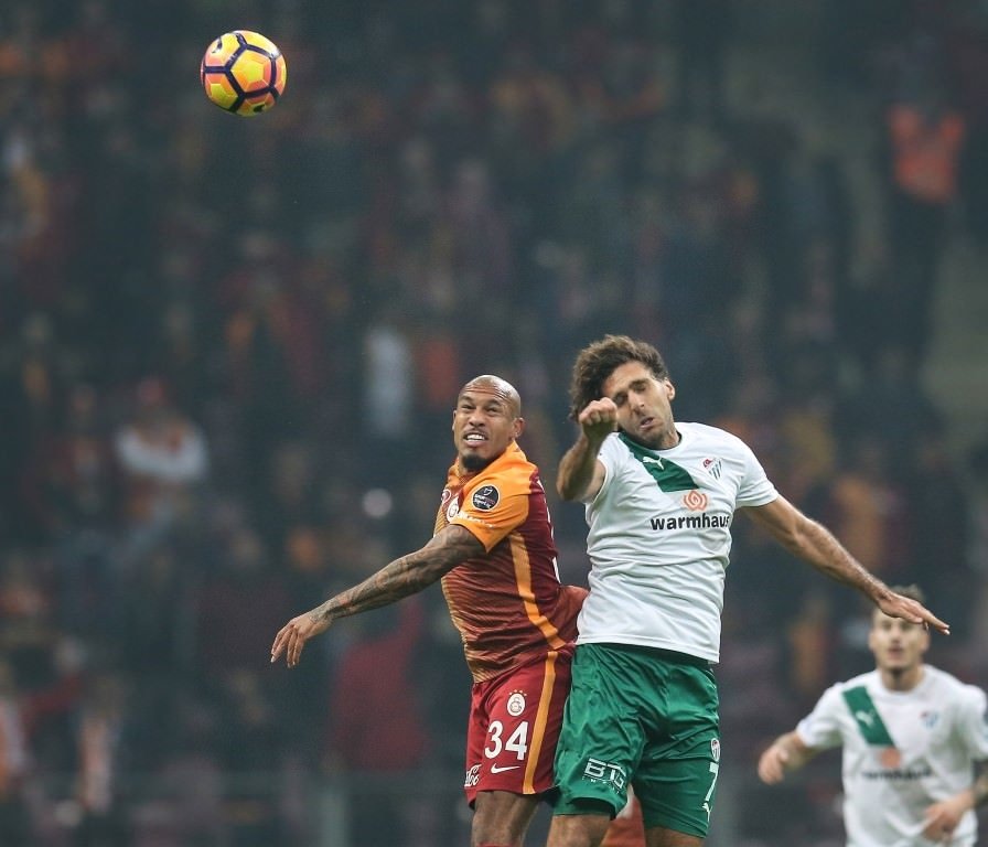 Galatasaray-Bursaspor karşılaşmasından kareler