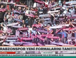 Trabzonspor yeni formaları tanıttı