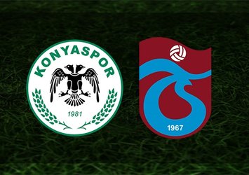 Konyaspor-Trabzonspor | İlk 11'ler belli oldu