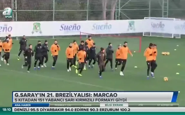 Marcao G.Saray'ın 21. Brezilyalısı oldu