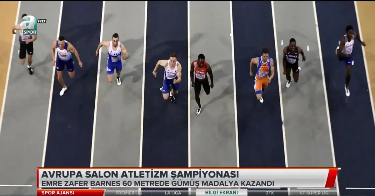 Emre Zafer Barnes'tan gümüş madalya
