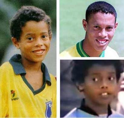 Futbolcuların çocuklukları