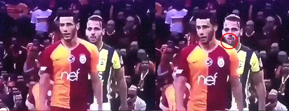 Derbide gözlerden kaçan o an! - 1