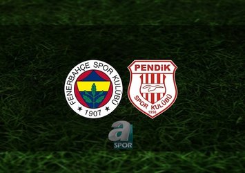 Fenerbahçe-Pendikspor | CANLI