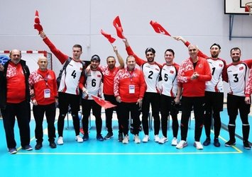 Türkiye Erkek Golbol Milli Takımı Avrupa şampiyonu!