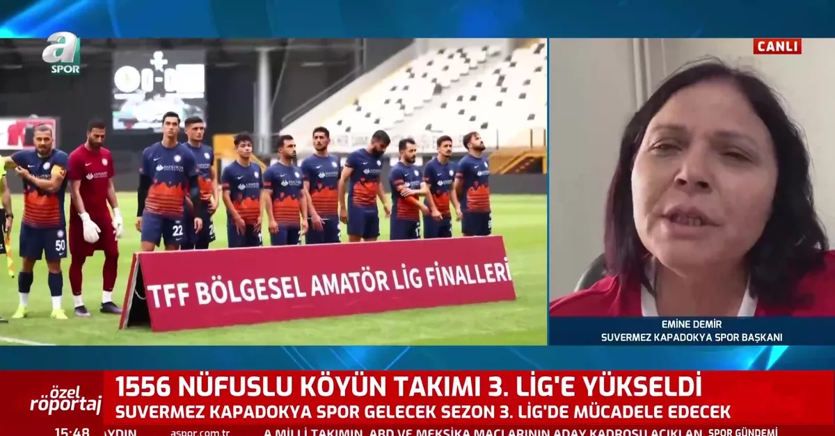 Suvermez Kapadokya gelecek sezon 3. Lig'de!