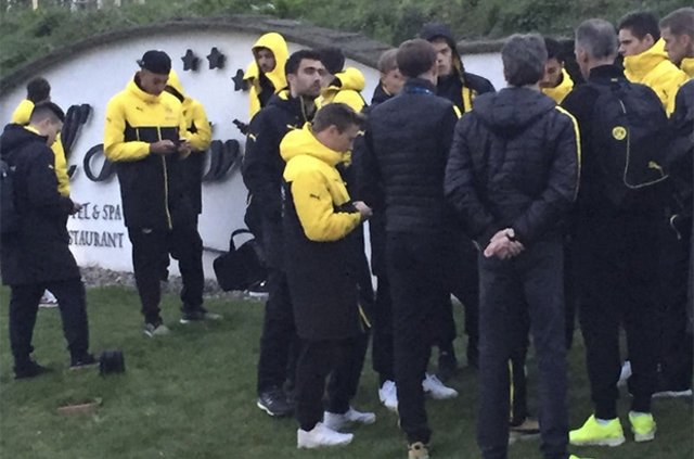 Patlama sonrası Nuri Şahin ve Emre Mor