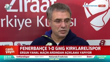 Ersun Yanal: Fenerbahçe'de genç oyuncu çıkarma sıkıntısı var