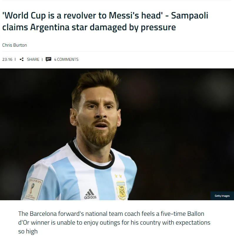 "Messi kendini öldürebilir" - 1